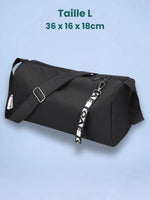 Sac de sport bandoulière, format cylindrique S/L