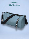 Sac de sport bandoulière, format cylindrique S/L