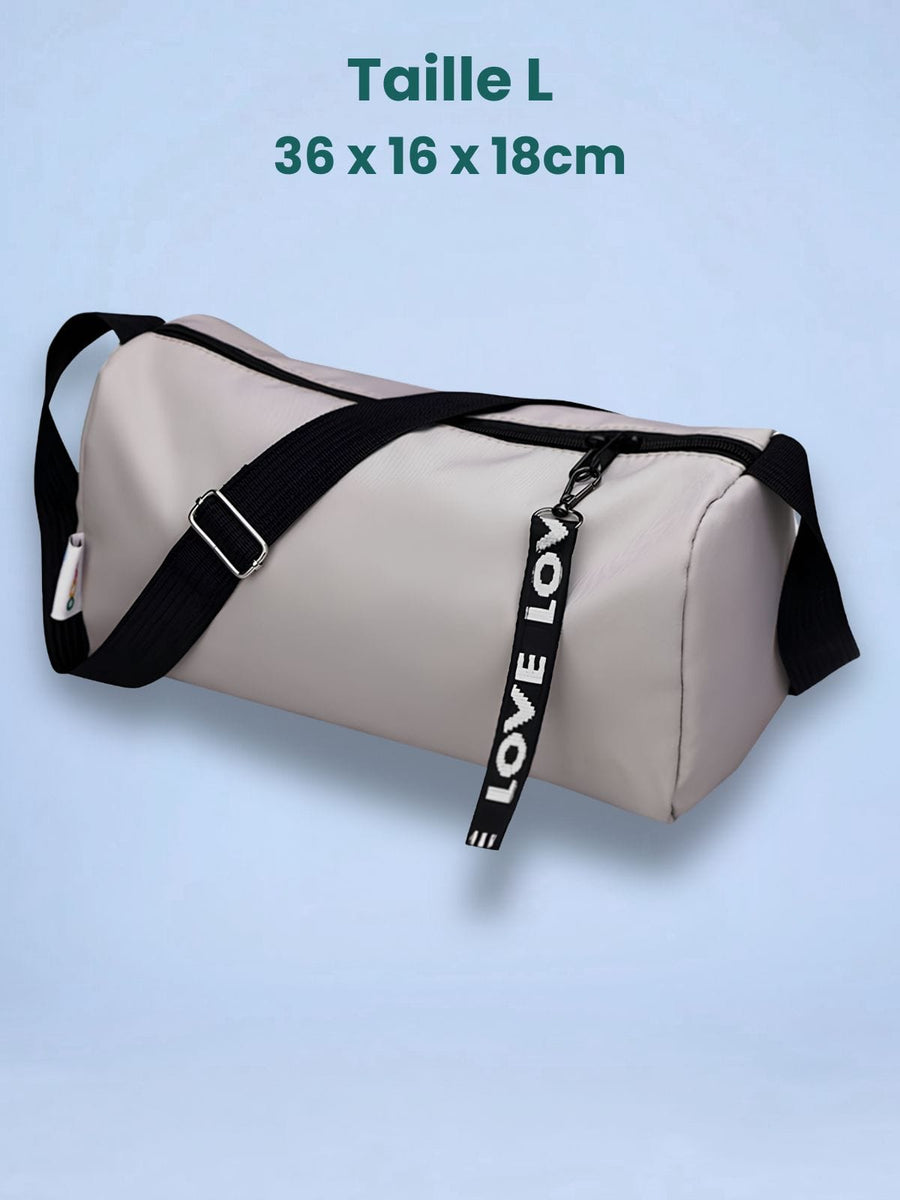 Sac de sport bandoulière, format cylindrique S/L