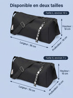 Sac de sport bandoulière, format cylindrique S/L