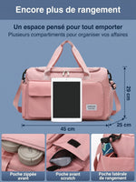 Sac de sport cabine 35L, format avion, passant valise