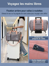 Sac de sport cabine 35L, format avion, passant valise