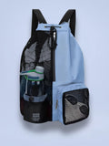 Sac de sport cordon en filet pour piscine et plage
