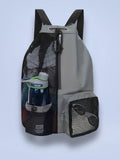 Sac de sport cordon en filet pour piscine et plage