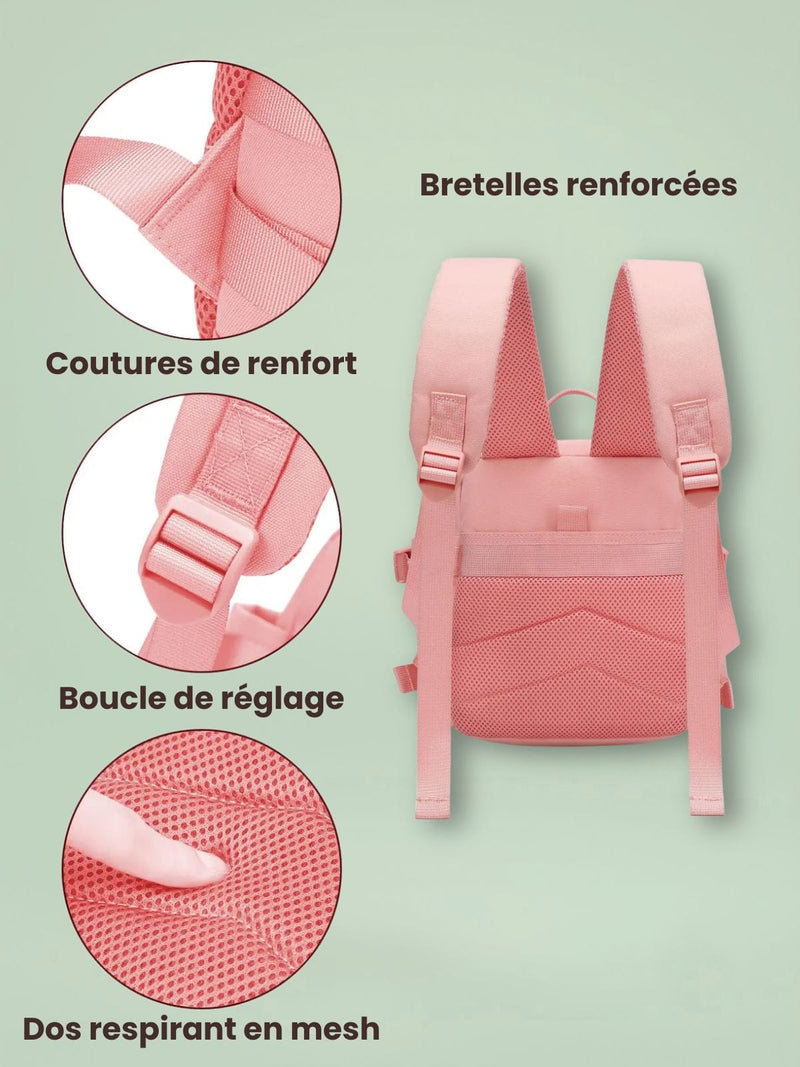 Sac de sport enfant fille 9L, 6 coloris