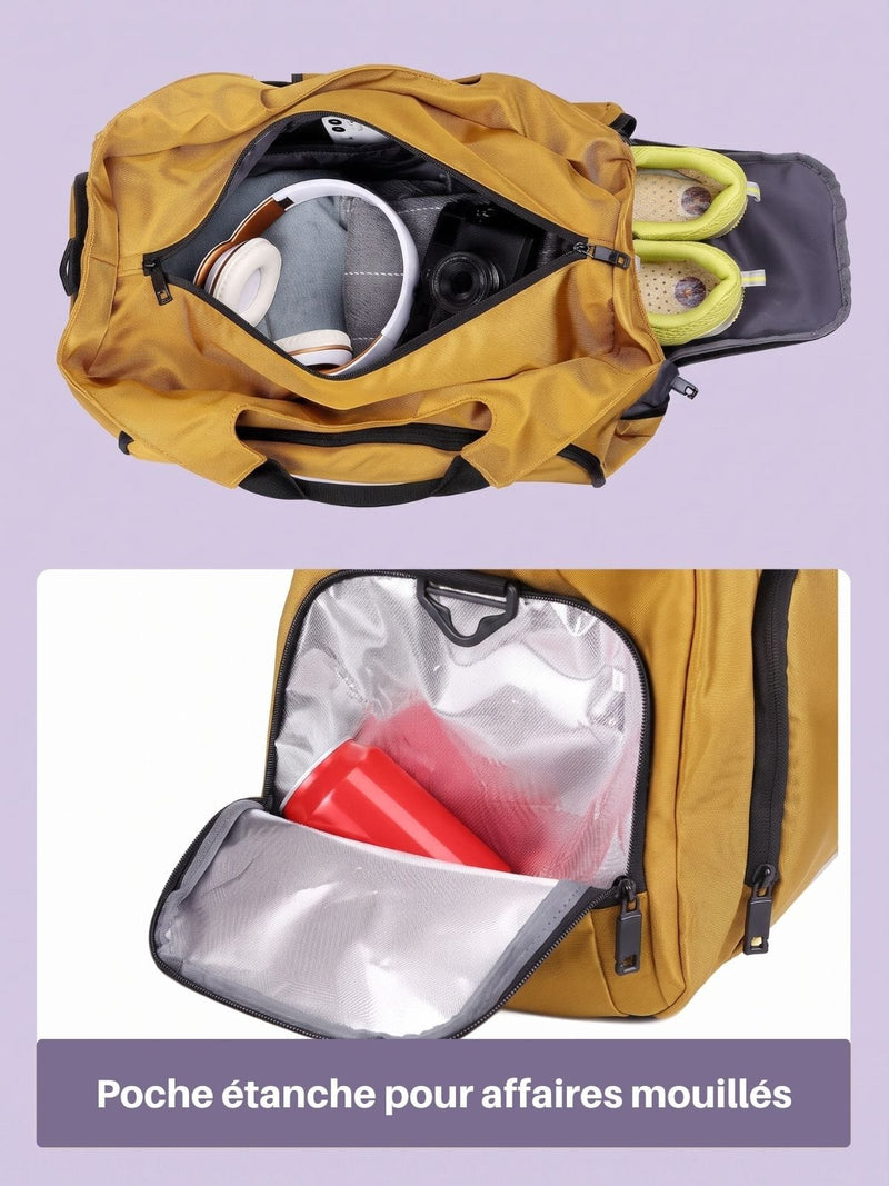Sac de sport étanche 20-35L, format duffle