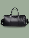 Sac de sport homme chic, cuir PU épuré