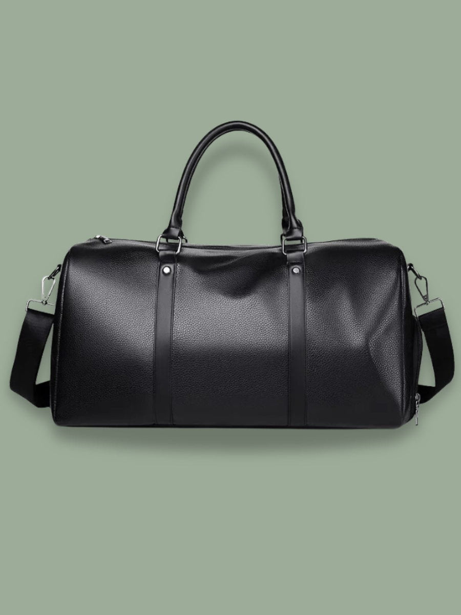 Sac de sport homme chic, cuir PU épuré