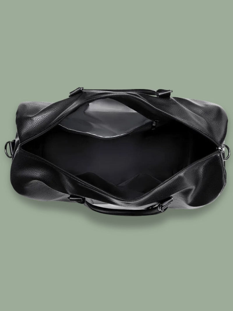 Sac de sport homme chic, cuir PU épuré