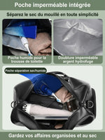 Sac de sport homme chic, cuir PU épuré