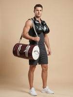 Sac de sport vintage, style rétro boxe