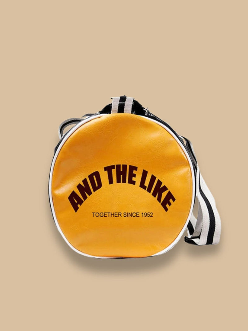Sac de sport vintage, style rétro boxe