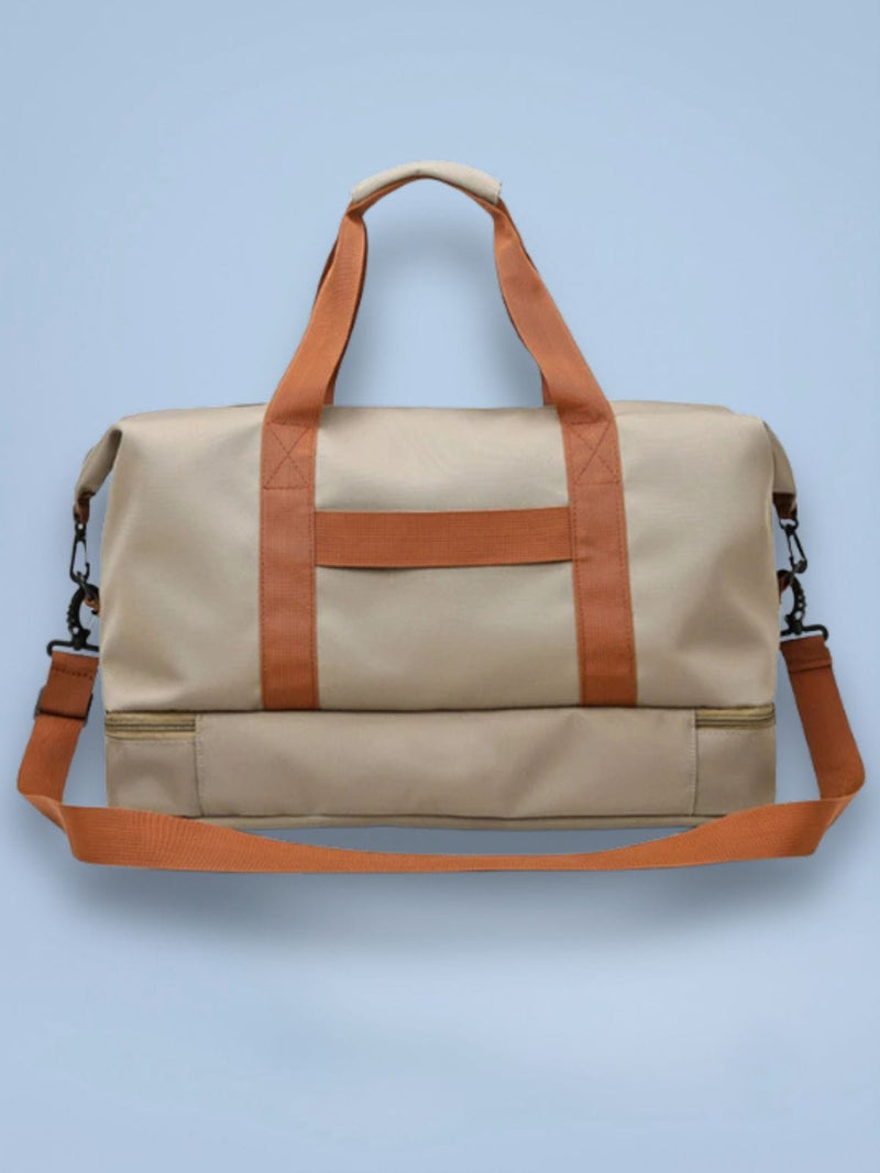 Sac de voyage sport avec passant valise à roulettes