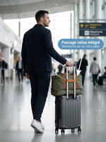 Sac de voyage sport avec passant valise à roulettes
