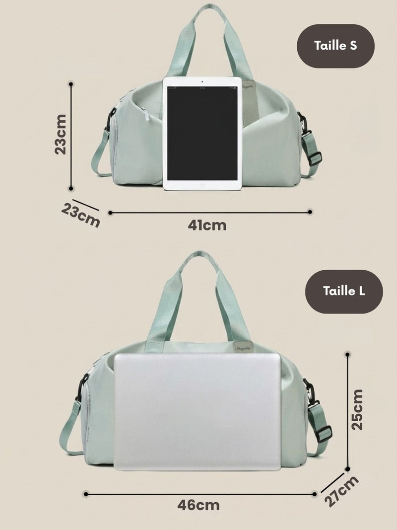 Sac de yoga duffle, 2 tailles, 3 coloris
