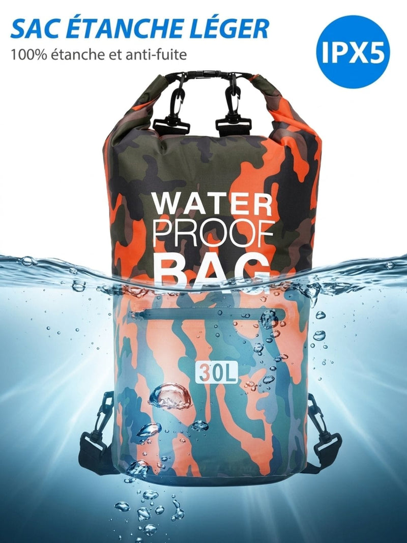 Sac étanche mer 5 à 30L pour kayak et rafting