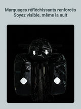 Sac étanche vélo 20L format cylindrique