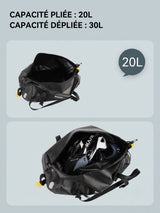 Sac étanche vélo 20L format cylindrique