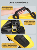 Sac étanche vélo 20L format cylindrique