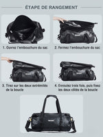 Sac étanche vélo 20L format cylindrique