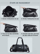 Sac étanche vélo 20L format cylindrique