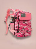 Sac Militaire Femme 25L, imprimés camo rose