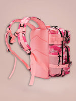 Sac Militaire Femme 25L, imprimés camo rose