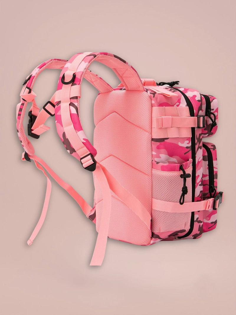 Sac Militaire Femme 25L, imprimés camo rose