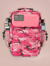 Sac Militaire Femme 25L, imprimés camo rose