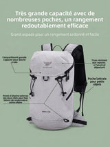 Sac randonnée léger 15L, format cabine avion