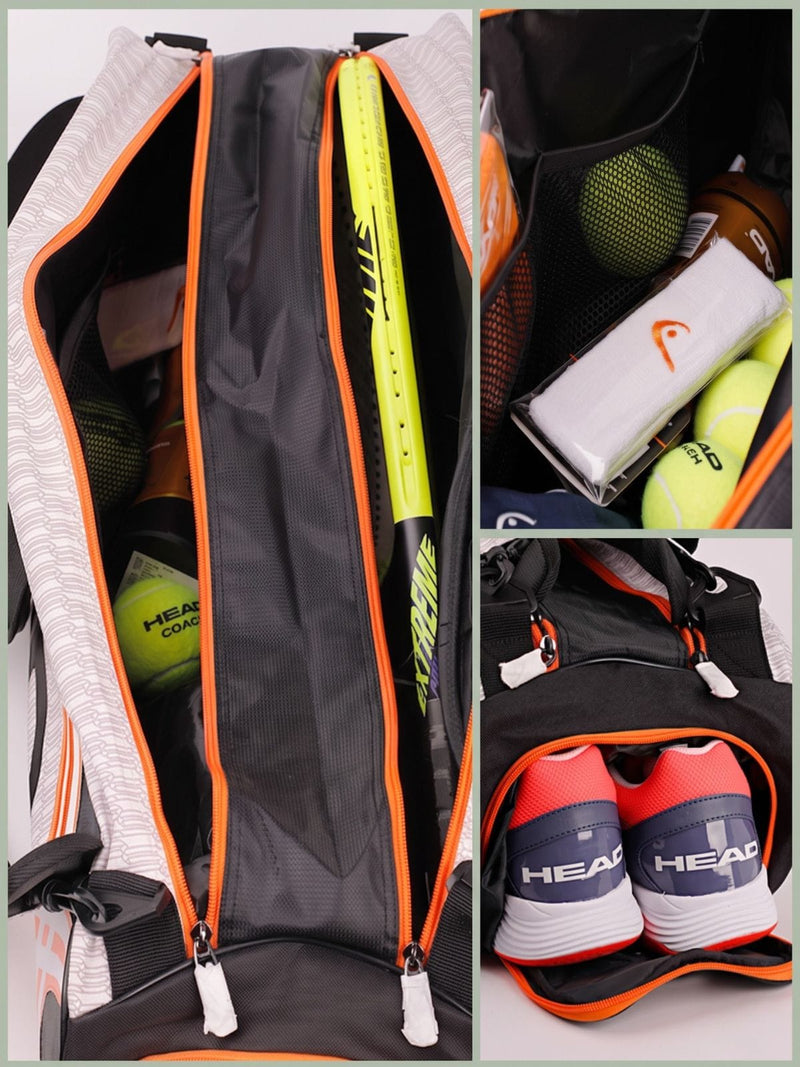 Sac raquettes de tennis HEAD, 6 raquettes