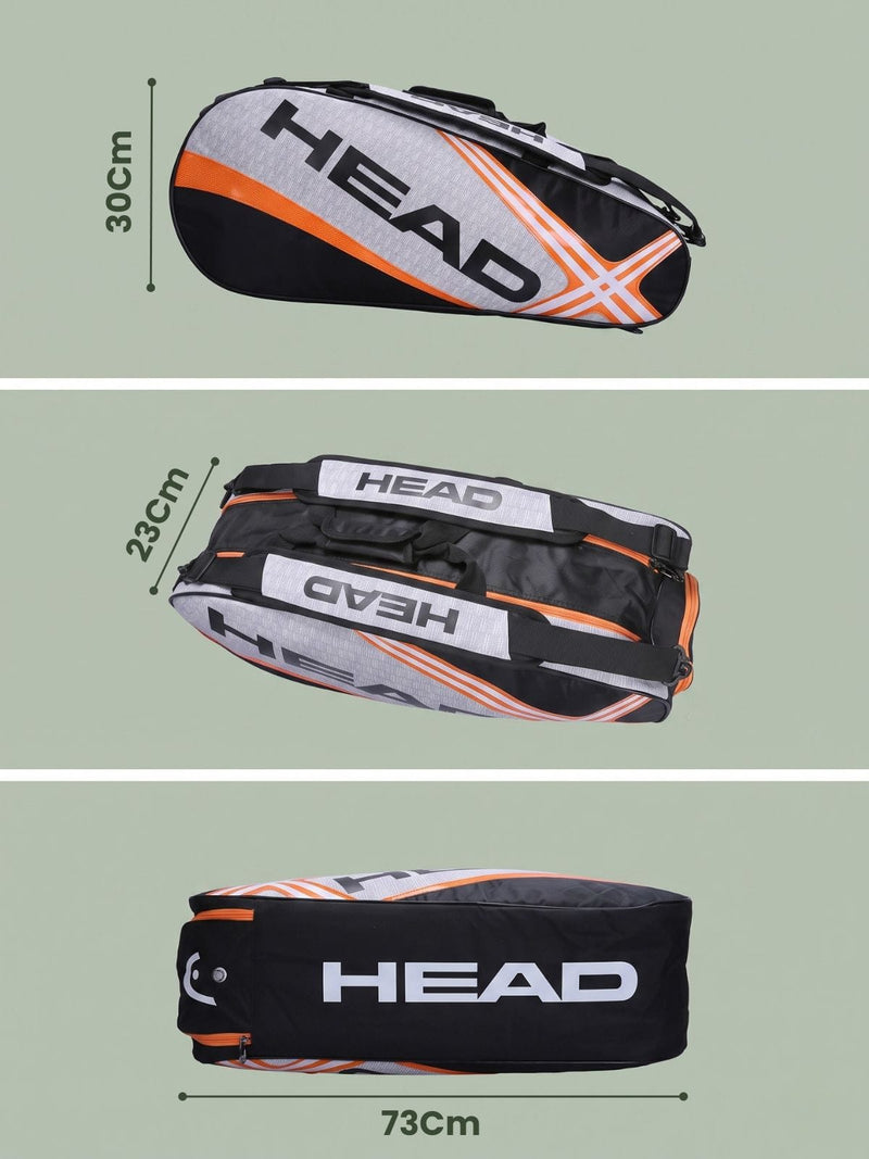 Sac raquettes de tennis HEAD, 6 raquettes