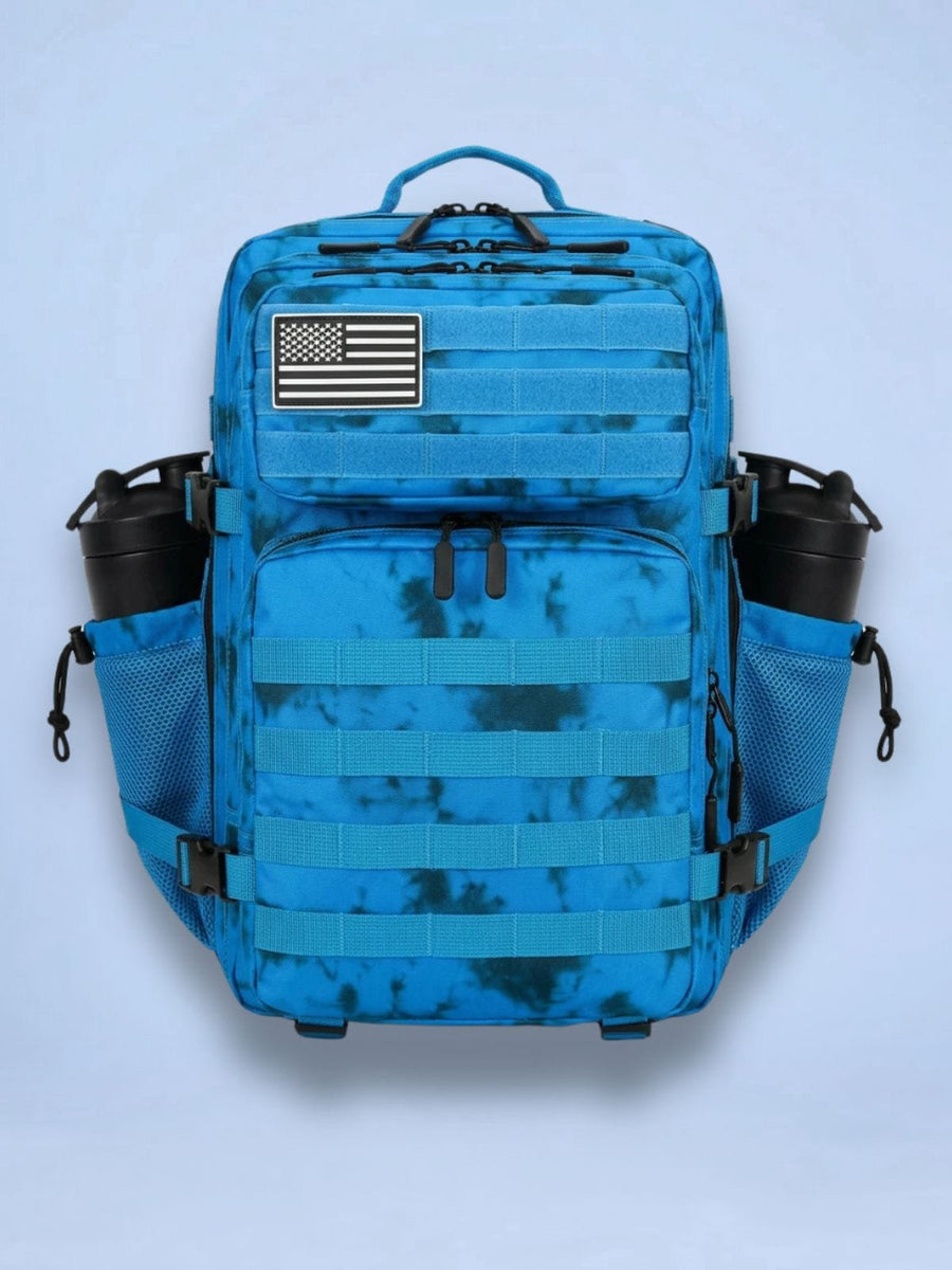 Sac tactique 45L, porte-shaker et poche ordinateur