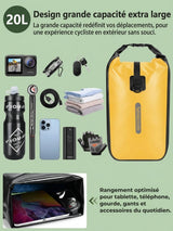 Sacoche vélo étanche 10/20L multifonction