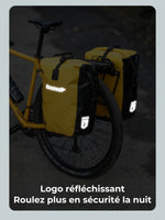 Sacoche vélo étanche porte-bagages, bandoulière incluse