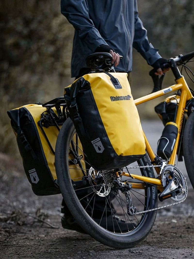 Sacoche vélo étanche porte-bagages, bandoulière incluse